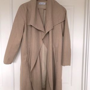 Chic Wish belted shawl coat